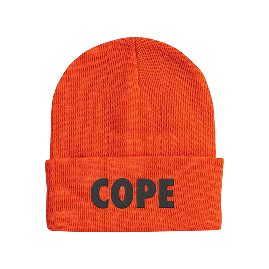 Orange COPE Beanie